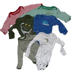 10 Newborn onesies- short and long sleeved